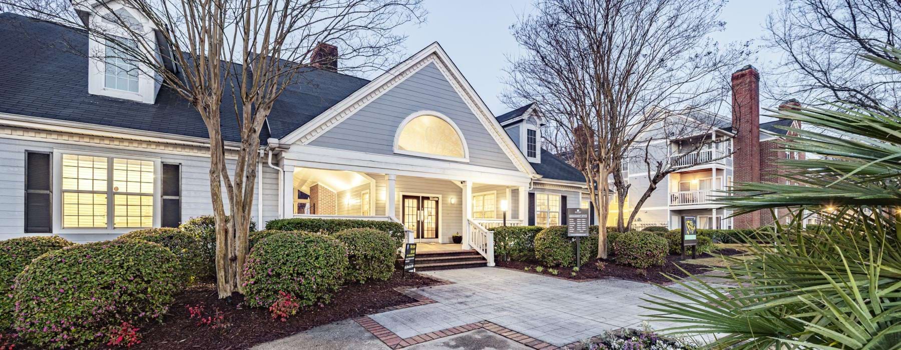 a house with a large front yard